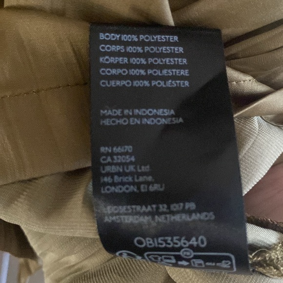 Anthropologie size medium Olive green two pocket collared blouse - Picture 7 of 8